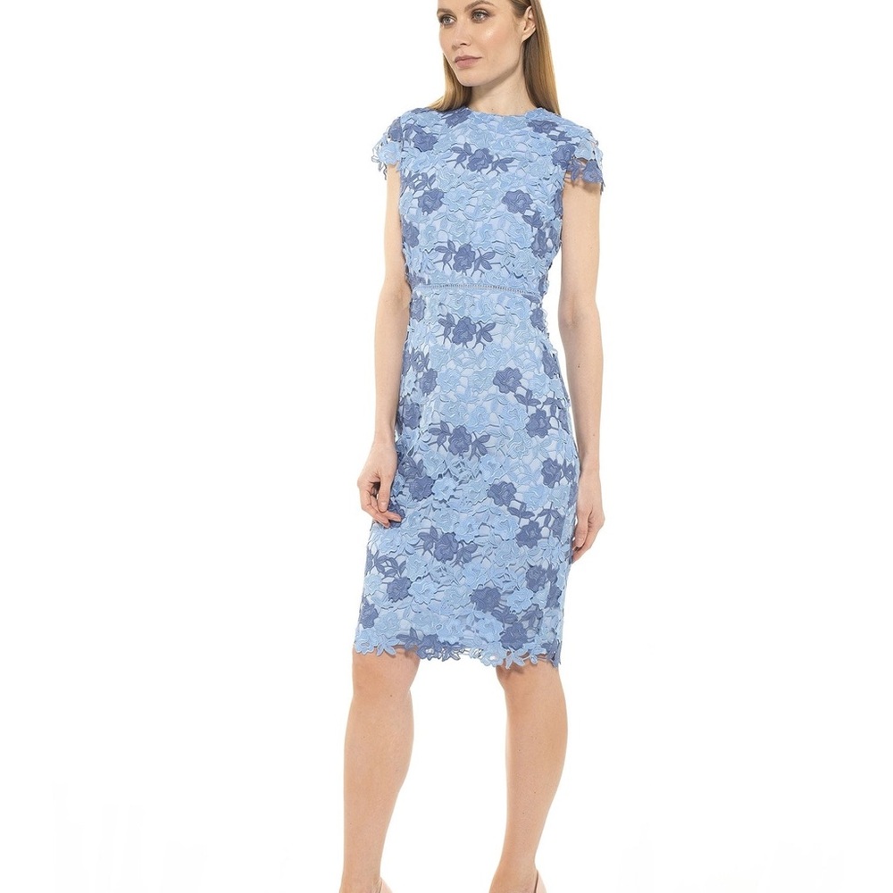 🩵 Gorgeous Blue Lace Dress